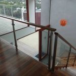 stairs glass fencing
